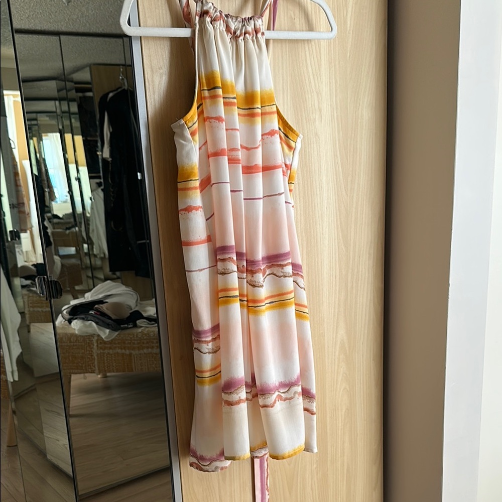 Striped Sleeveless Dress